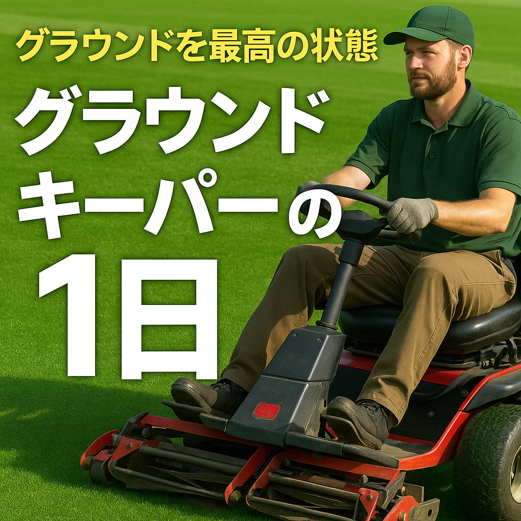 【密着】グラウンドキーパー、グラウンズパーソンの1日とは？知られざる「縁の下の力持ち」の仕事内容